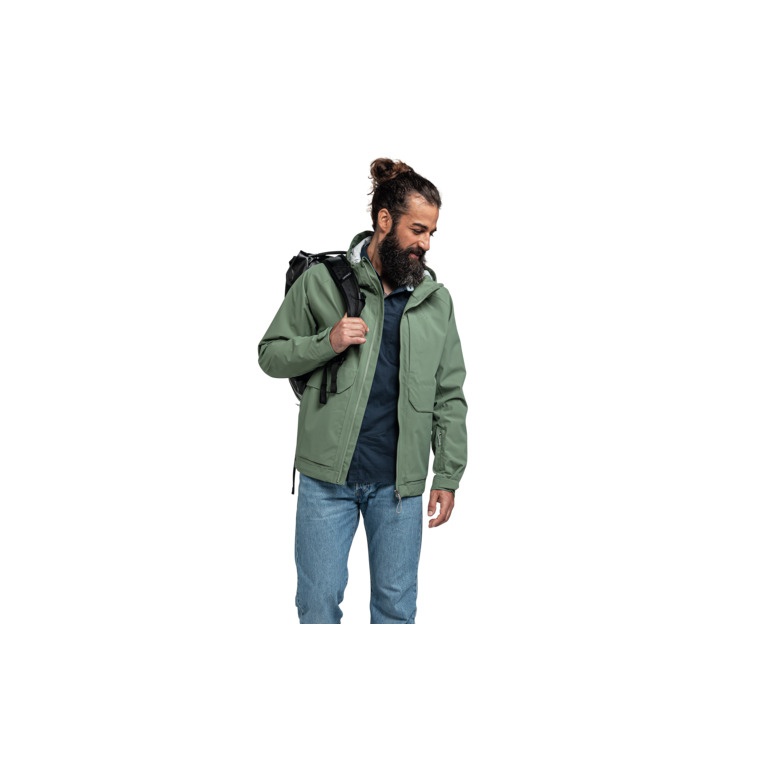 Schöffel Trekking-Wanderjacke Lausanne (Sommer, wasser/winddicht) hellgrün Herren